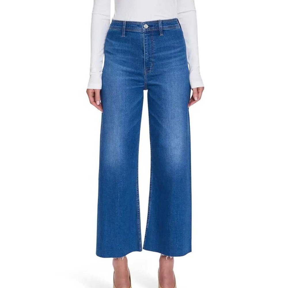 Pistole Penny Wide Leg Jeans Color Rooftop Blue Size 6/29 New With Tag